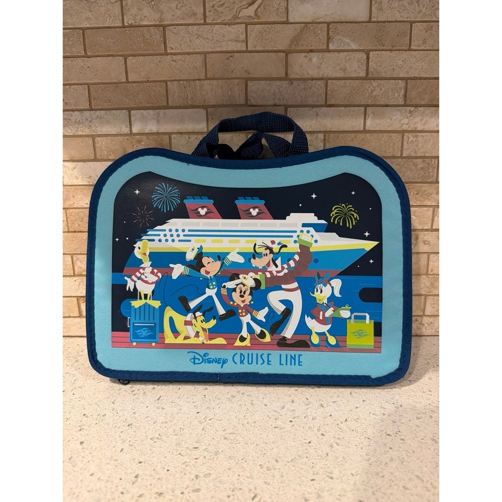 Disney Cruise Line Kids Travel Activity Tote Bag Mickey Minnie‎ Goofy Donald